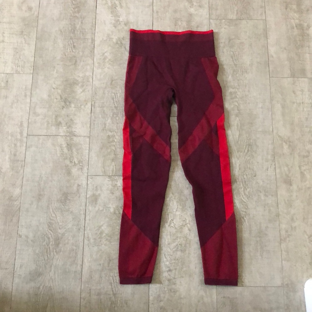 Comfy red workout pants! Only worn once